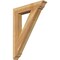 Ekena Millwork Traditional Traditional Rough Sawn Bracket, Western Red Cedar, 4"W x 24"D x 32"H BKT04X24X32TRA01RWR - alternate 1